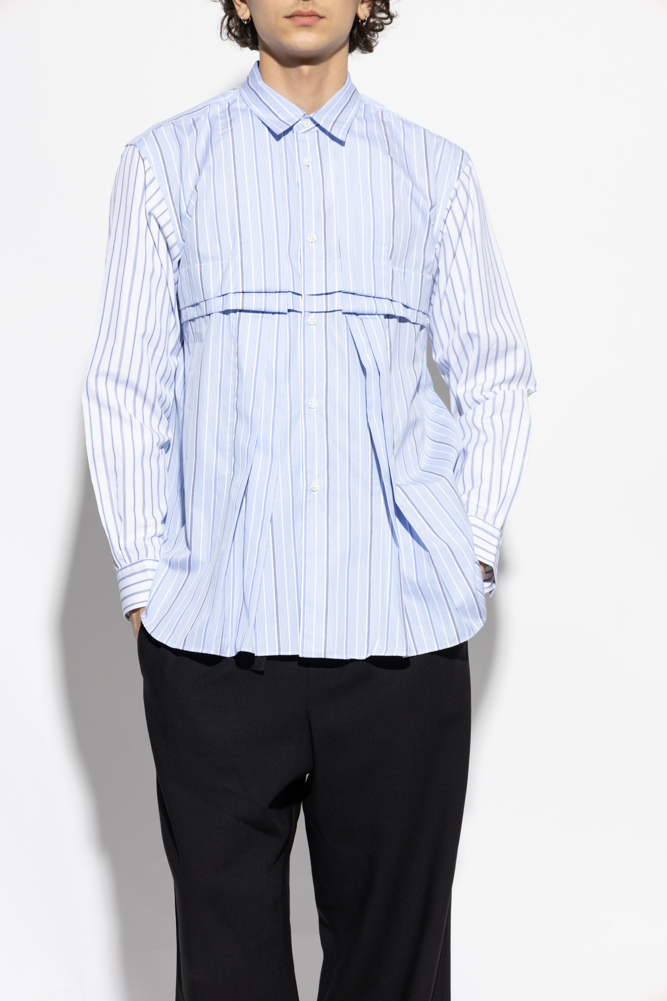 Light blue Shirt with striped pattern Comme des Garçons